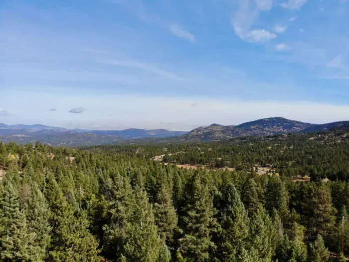 Drone from above the house