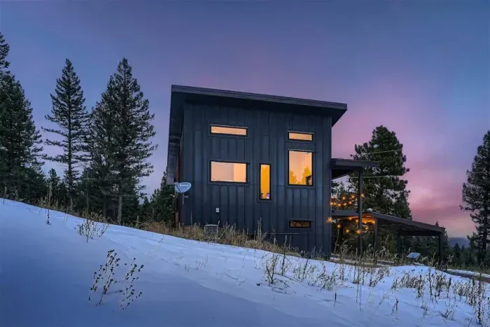 Side of house-winter months