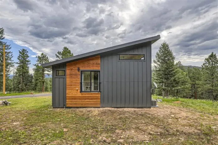 Back and future place for deck and hot tub in summer