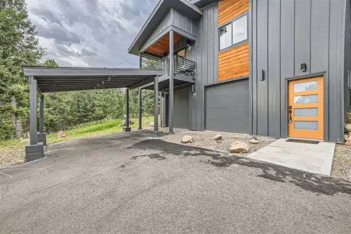 Exterior in summer months