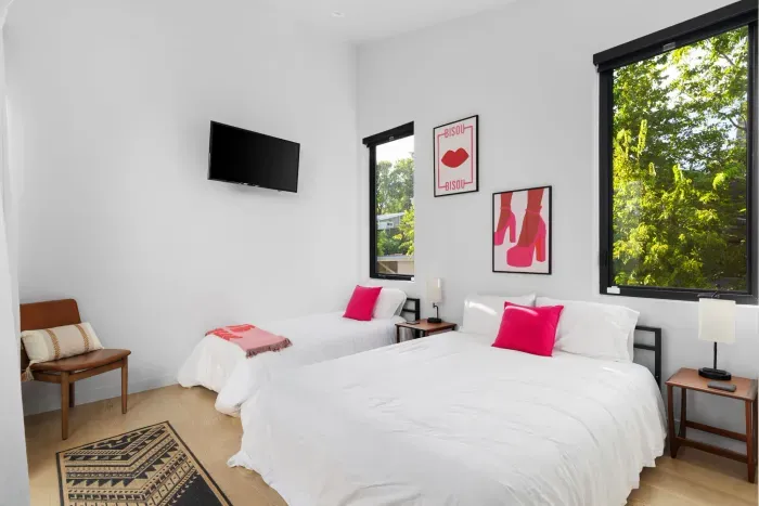 Rest easy in this spacious room with beds for all your guests.