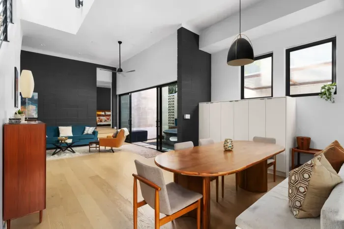 3. A stylish dining area, perfect for everything from quick breakfasts to dinner parties.