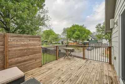 Perfect for enjoying the energy of the city while having a peaceful moment on your balcony.
