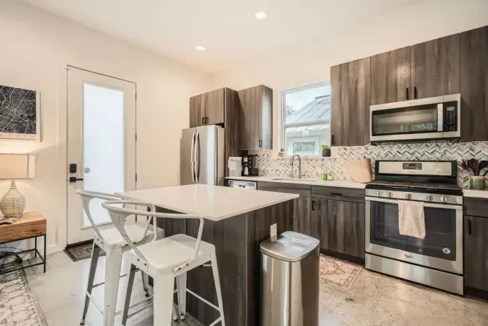 Enjoy a spacious, modern kitchen with everything you need for easy meal prep.