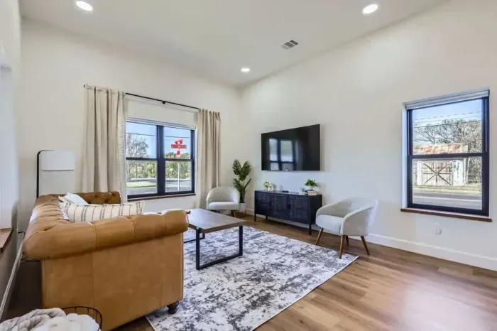 A living room designed for relaxation, comfort, and connection.