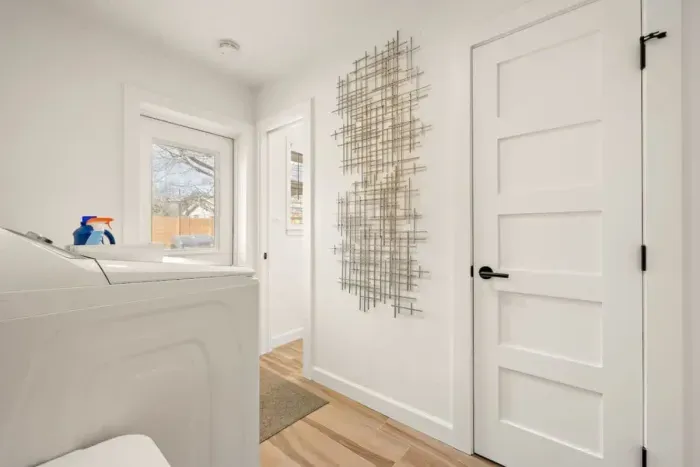 Mimosa house offers a full-sized washer and dryer for use during your stay.