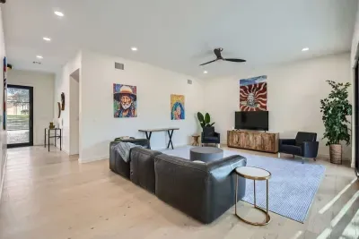 Beautiful, clean, and spacious Living room.