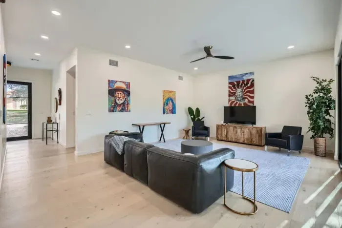 Beautiful, clean, and spacious Living room.