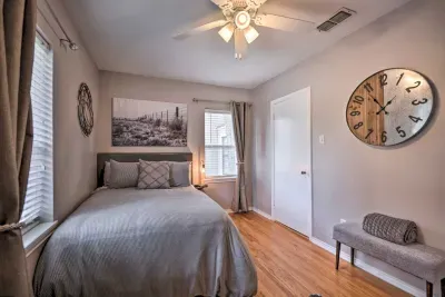 Comfortable bedroom with clean design and relaxing decor.