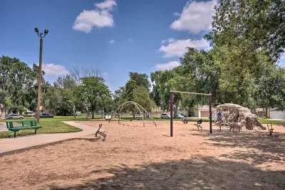 Neighborhood playground just steps away for family fun.