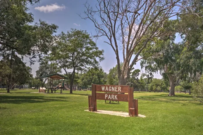 Family-friendly playground just minutes from the property.