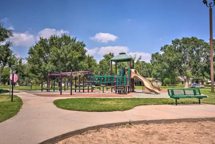 Family-friendly playground just steps from the home.