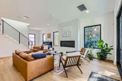 Soak up the sun in a beautifully bright space filled with character.