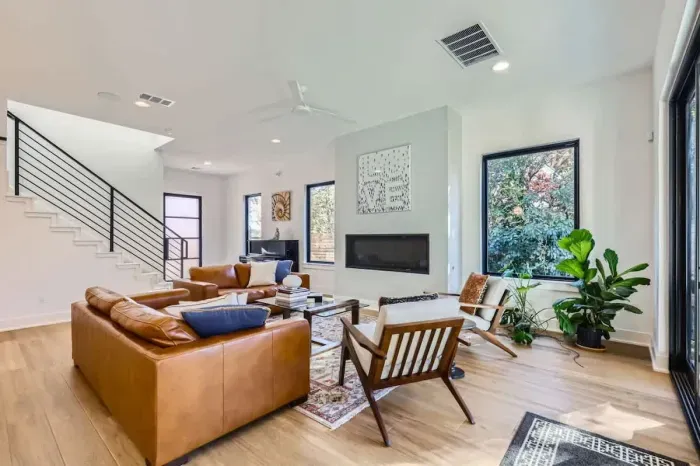 Soak up the sun in a beautifully bright space filled with character.