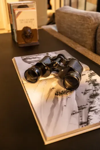 Stylish coffee setup adding a touch of luxury and comfort.