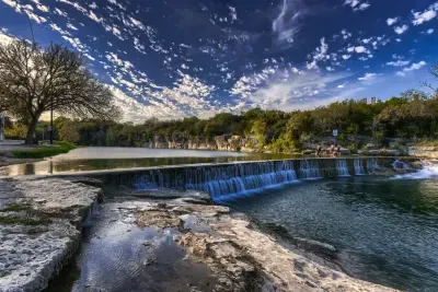 Blue Hole Lagoon, under 10 min walk and trail is a block from the house