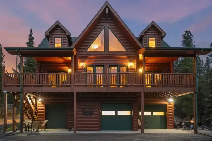 Back view of the property