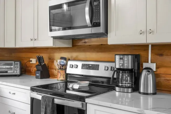 Enjoy a spacious, modern kitchen with everything you need for easy meal prep.