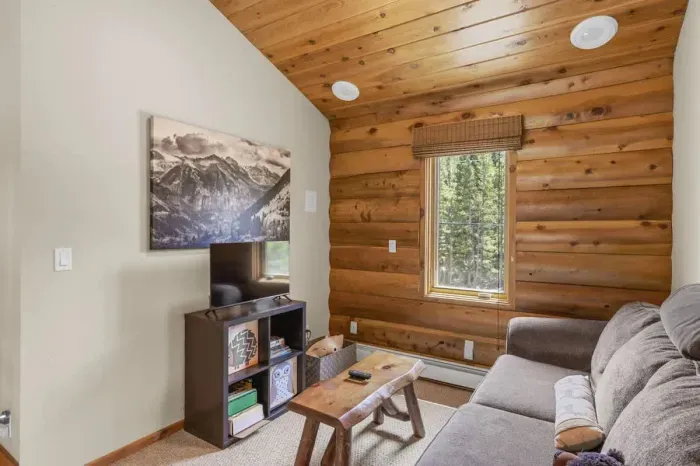 A warm, inviting living room for a perfect stay-in day or evening.