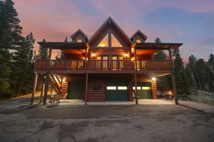 Back view of the property