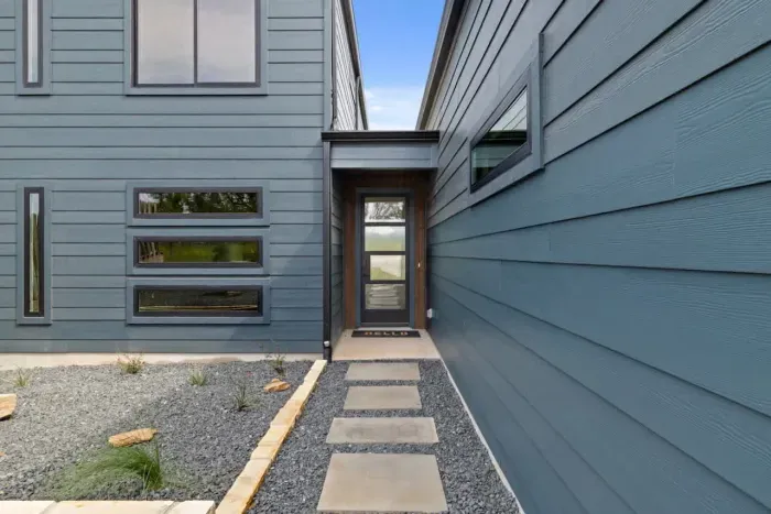 Large windows throughout the home bringing in natural light.