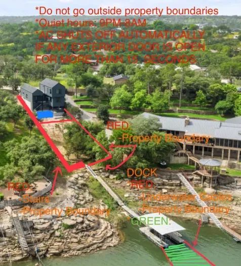 Map view for easy guest orientation to the property.