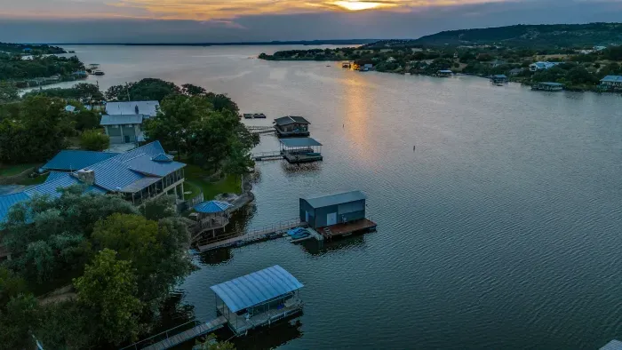 Serene morning lake view with peaceful waters.