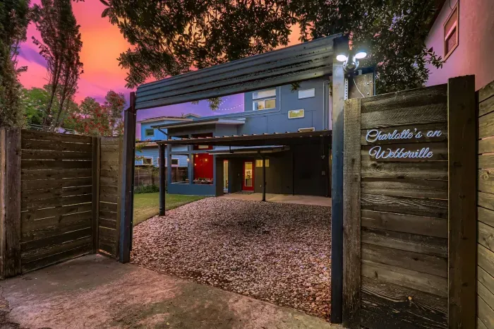 Private gated entrance for added comfort and security.