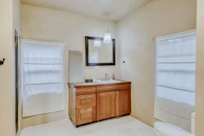 Convenient bathroom on the main level.