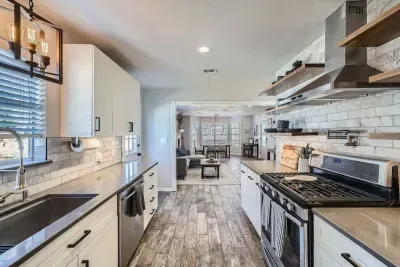 Fully equipped kitchen with everything you need—just bring your groceries and creativity!