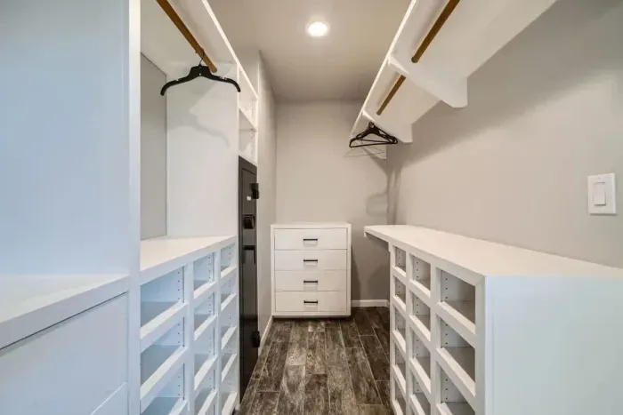 Huge closet perfect for longer stays, wedding guests, or place to put a pack n play
