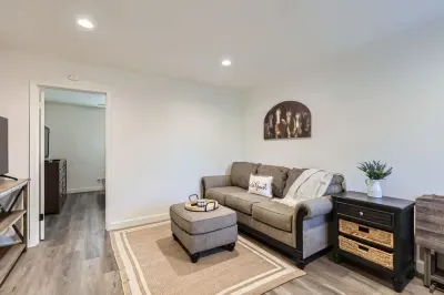 An inviting space to chat, play games, or enjoy a movie night together.
