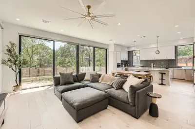 4. A living room designed for relaxation, comfort, and connection.
