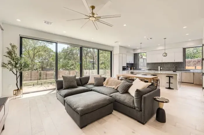 4. A living room designed for relaxation, comfort, and connection.