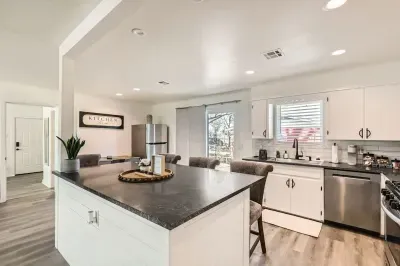 A welcoming kitchen and dining area, great for sharing meals and making memorie