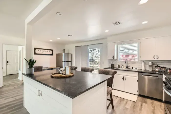 A welcoming kitchen and dining area, great for sharing meals and making memorie