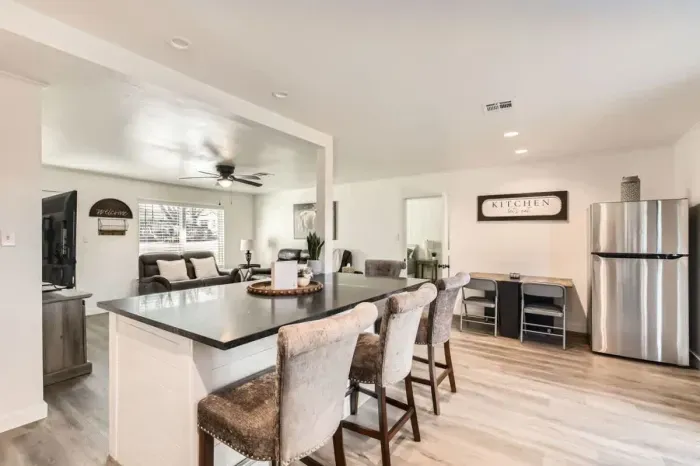 A welcoming kitchen and dining area...great for sharing meals and making memorie