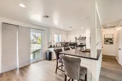 A welcoming kitchen and dining area, great for sharing meals and making memorie