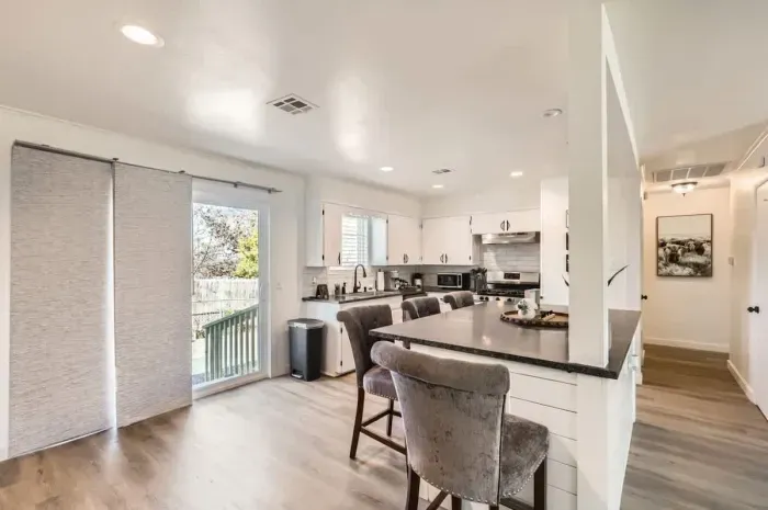 A welcoming kitchen and dining area, great for sharing meals and making memorie