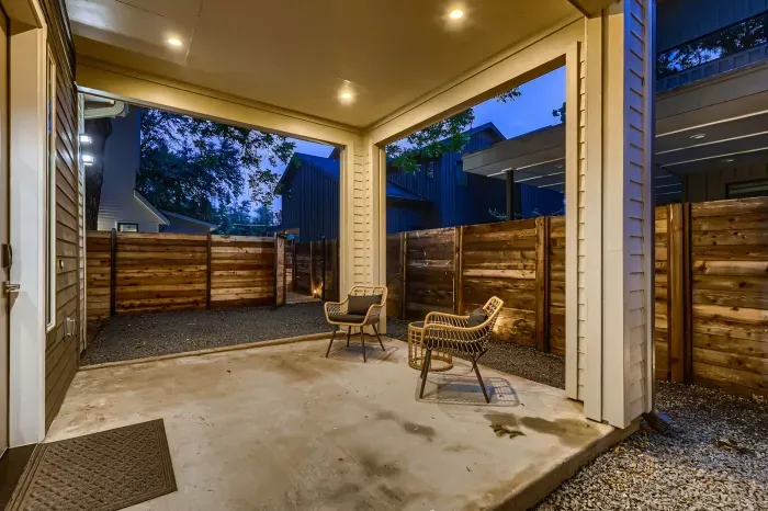 Outdoor retreat perfect for enjoying a good book or taking in the fresh air.