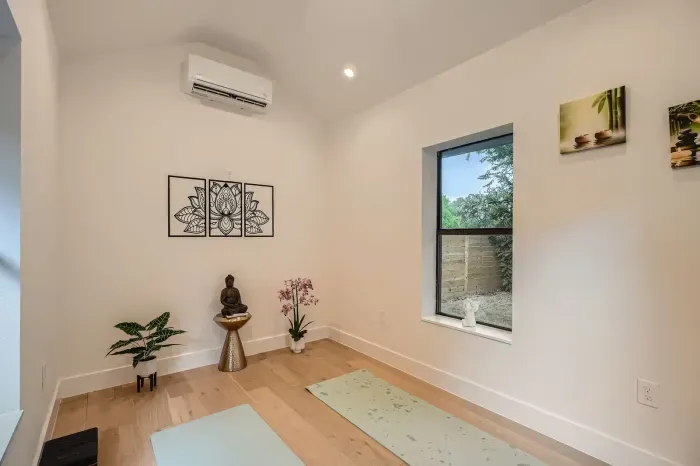 A serene space for stillness, breath, and balance ; where the journey inward begins.