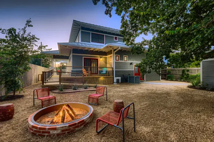 Cozy fire pit area for memorable nights under the stars.