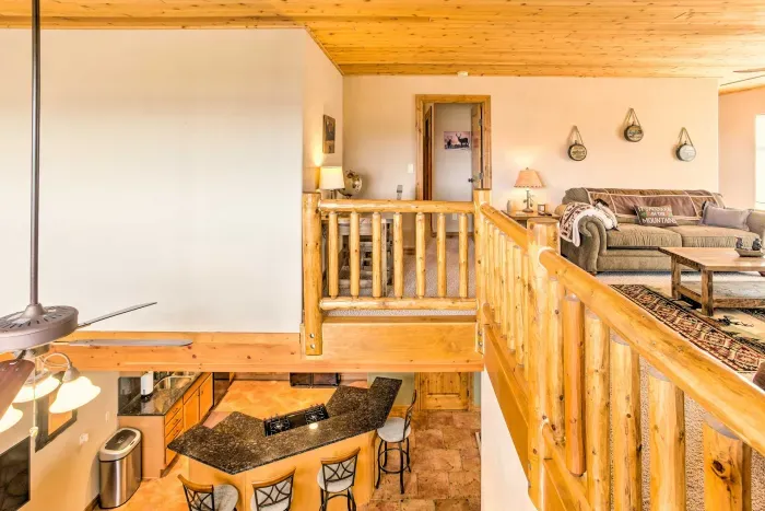 Open and airy second living area, providing extra space for family and guests to gather.