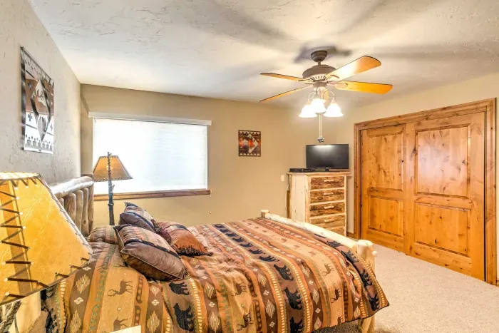 A peaceful sanctuary with plenty of natural light.