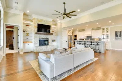 Open-concept living area perfect for family gatherings.