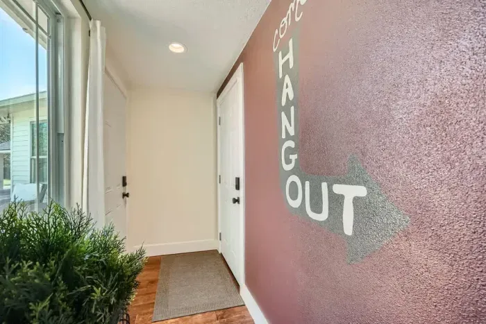 A welcoming entry gets your stay off on the right foot!