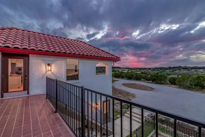 Take in the stunning Hill Country views from one of the balconies!