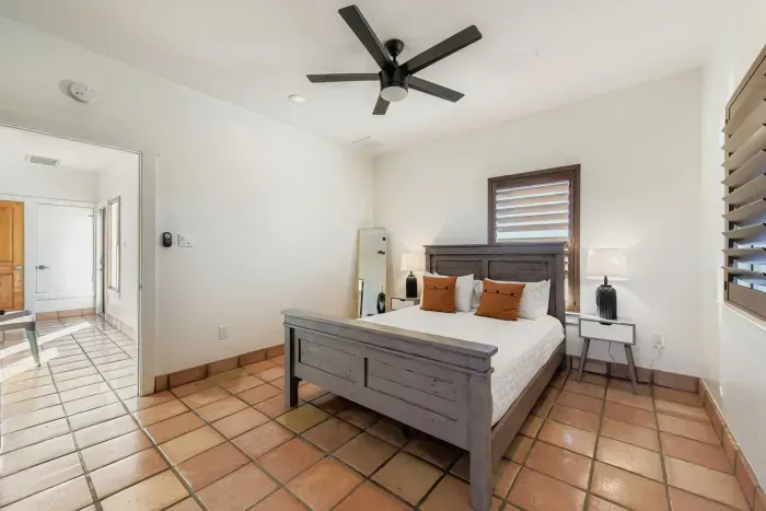 Bedroom with natural light.