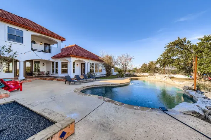 Poolside lounge and seating.