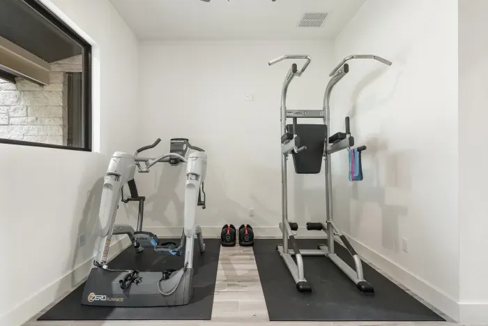 Your own workout space, just steps away.